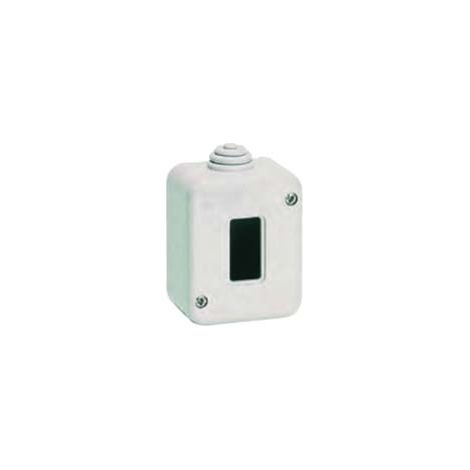 SCATOLA PORTAFRUTTI DA PARETE 1 POSTO IP40- - (1401) - 10 pezzi MARLANVIL