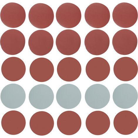 Set mit 25 Schleifscheiben und Schleifpapieren unterschiedlicher Körnung zum Polieren (1/5)