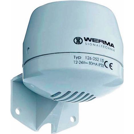 Alarma Werma wm 4 tones 12-24V DC montaje pared