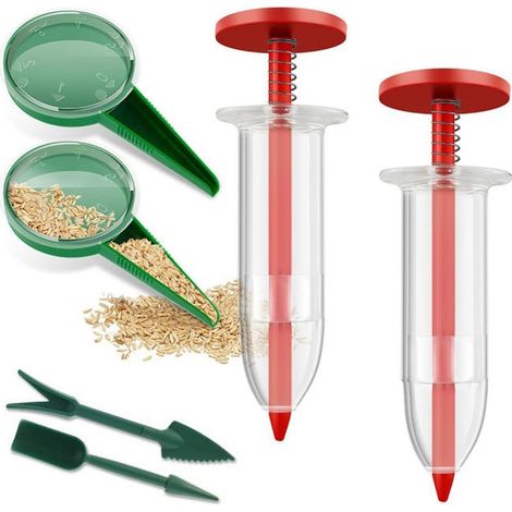 Distributeur de Graines,6 Pcs Mini Semoir Semences,Outil de Semoir de Semis pour Petites Graines,Planter,Légumes,Fleurs