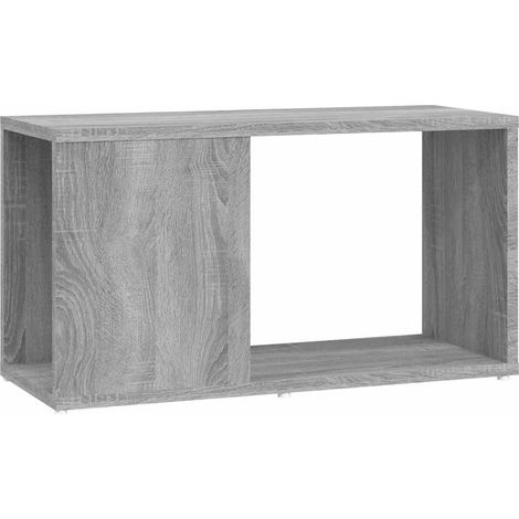 vidaXL Mueble de TV madera contrachapada gris Sonoma 60x24x32 cm (1/2)