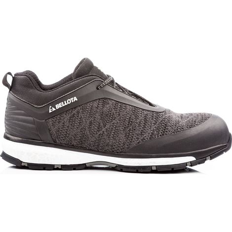 Zapato Knit Negr S1P 38   - Calzado de seguridad deportivo Bellota RUNNING (1/2)