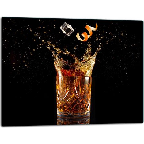Schneidebrett aus Glas, 52 x 40 cm, schwarz (1/5)
