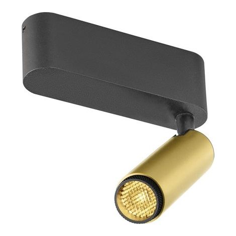 Spot monté en surface Grip S or avec noir 3000K - 1009043