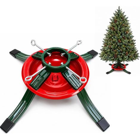 Support Sapin de Noël en métal réglable Ø 8-14 cm pour Arbres jusqu'à 2,4 m (1/5)