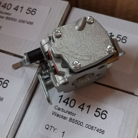 Replacement carburetor for BS500 and BS600 models, compatible with WM80 engine part number 0087456.