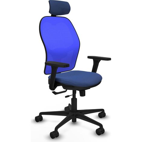 Silla oficina piqueras y crespo Jorquera negro brazos 3D (1/2)