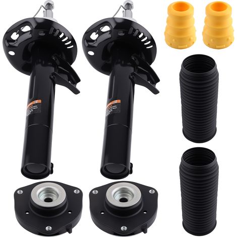 Maxpeedingrods – Amortisseurs avant VW Golf 5/6 – Lot de 2 avec coupelles et kit de protection – Technologie d'huile ENEOS pour performance optimale (1/5)