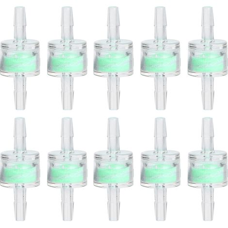 Pompe à eau d'aquarium vert ABS, 10 pièces, Tube en Silicone, filtre pour réservoirs de poissons, tuyau de nettoyage, fournitures de Filtration 4mm