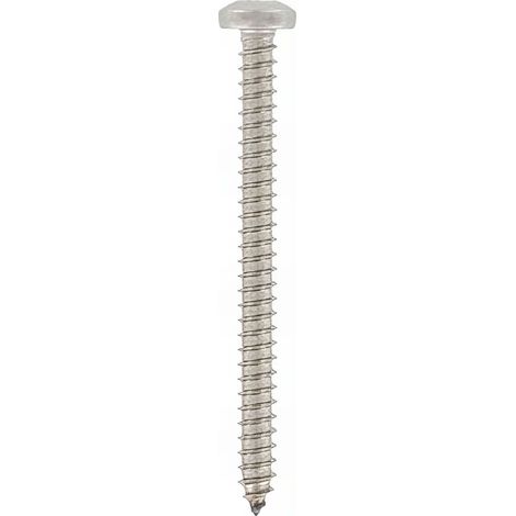 Vis à tôle tête cylindrique Pozidriv 3,5 x 15,9 mm INOX A4 - Boite de 200 pcs - Fixtout VTCC35159A4