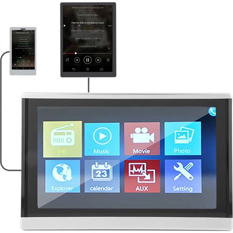 Écran DVD 10,1 pouces HD pour appui-tête voiture, lecteur multimédia portable numérique, moniteur de siège auto avec support (1/5)