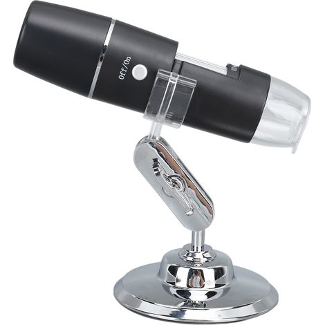 Microscope numérique sans fil avec base flexible, fonctions de photographie et d'enregistrement vidéo, grossissement de 0 à 1000x, microscope portable sans fil pour smartphone, tablette et ordinateur (1/5)