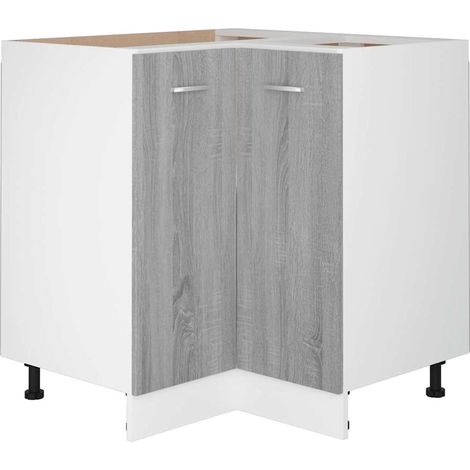 Maison Exclusive - Armadietto Cucina “Lyon” Grigio Sonoma 75,5x75,5x81,5 cm (1/5)