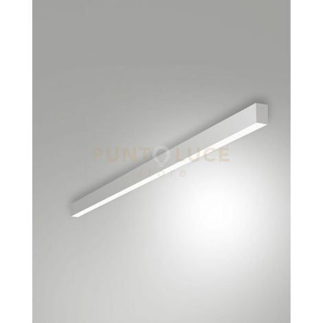 MILLET PLAFONIERA ALLUMINIO A LED 4000K 3580LM 23W OPALE DIMMERABILE DALI IP40 100CM