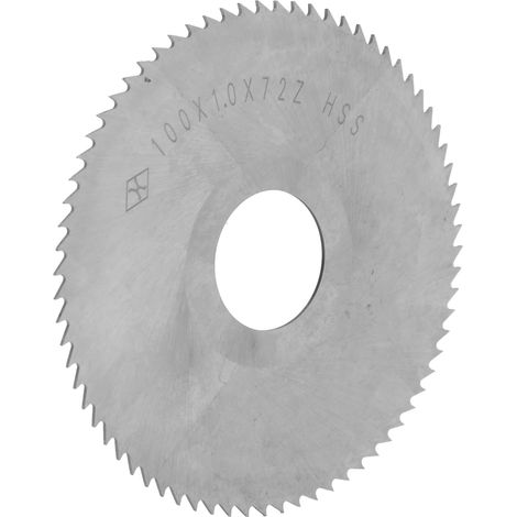 Disque scie circulaire acier rapide fraise lame outil bricolage 100x1x27mm 72 dents coupe métal bois (1/5)