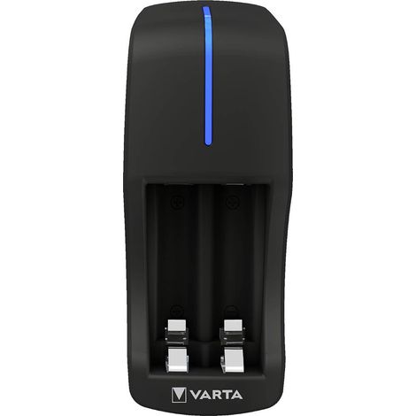 Varta 57646101451 Caricabatterie Mini Charger, Include 2 AAA da 2100 mAh (1/5)