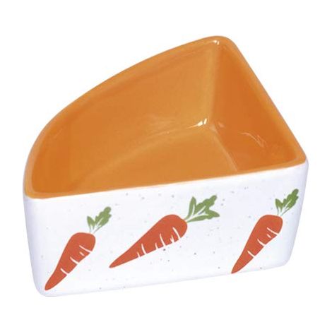 Nobby Ciotola Quadrata in Ceramica per roditori, 9 x 9 x 4 cm, 0,1 l, 1 Pezzo