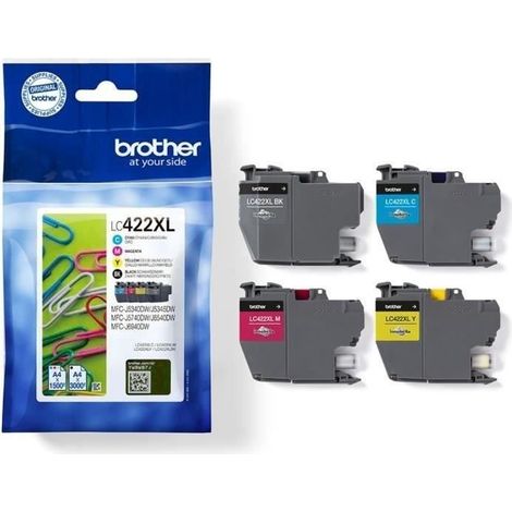 Brother LC-422 XL Value Pack C/M/Y/BK Druckerpatronen (1/2)