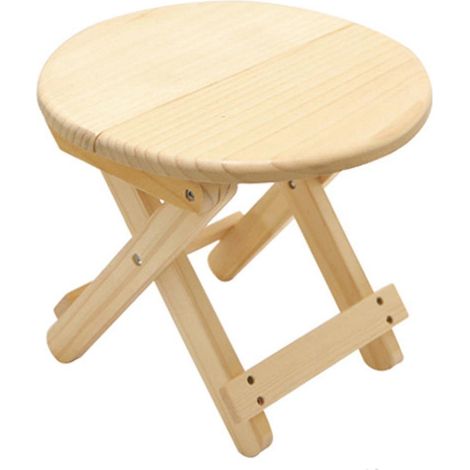 Tabouret en bois pour enfants et adultes, salon, camping, pêche, chaise pliante, pique-nique, neuf (1/5)