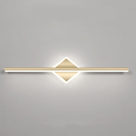 Luz de espejo LED de 40 cm, luz del espejo de baño del hotel,decoración de iluminación interior de iluminación de pared,lámpara de pared,blanco fresco (1/2)