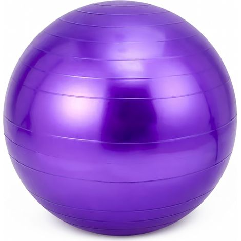 Ballon de yoga PVC violet 85 cm modèle 82 1kg