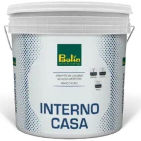 INTERNO CASA – Idropittura Lavabile Opaca ad Alta Copertura per Ambienti Interni -5 lt
