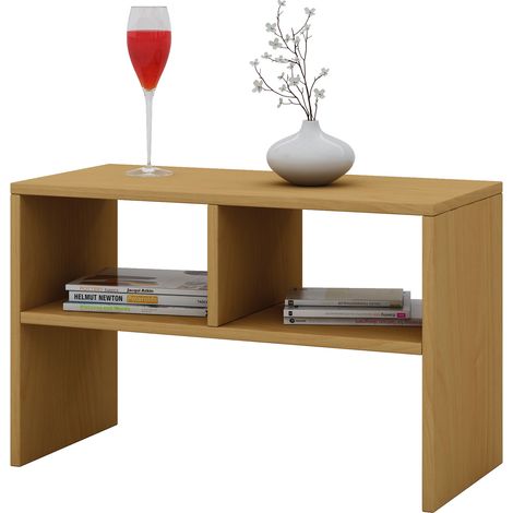 Mesa de centro de mesa lateral de madera Nachto S 40x63x30 - VCM