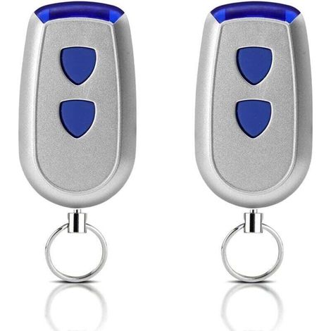 Normstahl 2er-Pack Ersatzfernbedienungen 433,92 MHz 2-Kanal Kompatibel mit Normstahl Crawford EA433 2KS, EA433 4KS, T433-4, RCU 433-2, RCU 433-4, EA433 2KM Micro