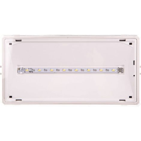 Notausgangsleuchte IP65 1W 3h Doppelfunktion weiß ETE/1W/C/3/SA/X/WH
