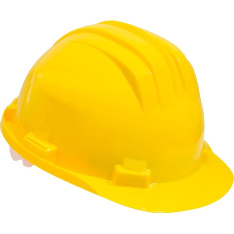 Casque de protection chantier jaune (1/2)