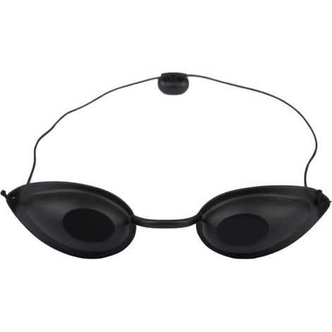 Lunettes de protection pour solarium - Lunettes de protection UV et infrarouge pour instituts de beauté et instruments - Cache-œil pour la luminothérapie LED UV/infrarouge (1/5)