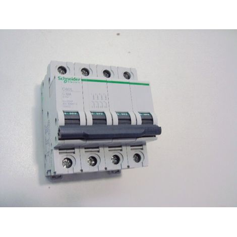 Disjoncteur 32A 4P courbe C 20kA C60L MULTI9 (remplacé par A9F94432) SCHNEIDER 25453