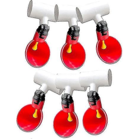 Chicken Waterer Cups, Chicken Waterer Feeder Tee Fittings, Automatic Chicken Waterer For Chicken Du (haoyi (1/5)