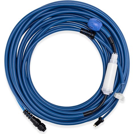 Câble bleu de 17 mètres avec swivel Dolphin (3W)