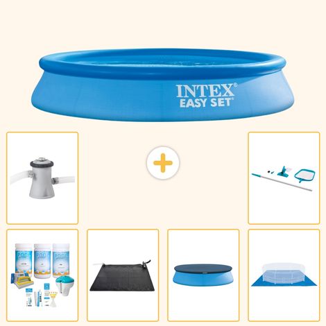 Intex Piscine Easy Set Ronde - 305x61 cm - 7-pièces S20307 (1/5)