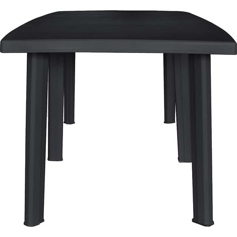 Maison Exclusive - Gartentisch Anthrazit 216x90x72 cm Kunststoff