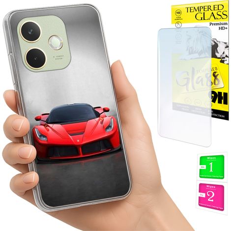 Custodia per Oppo A5 Pro con cover fotografica e vetro temperato 9H. (1/5)