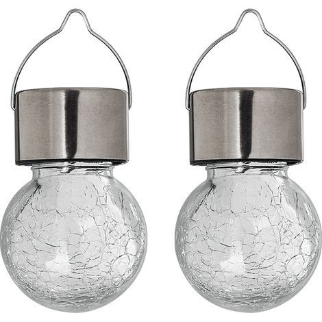 Lampe solaire imperméable d'extérieur Style boule, lumière de bord de route, décoration de jardin de maison, lumière d'urgence (1/5)