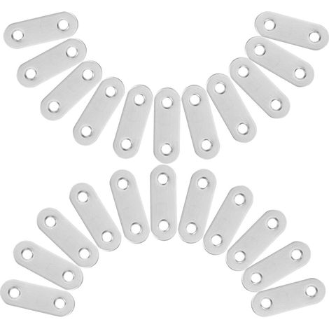 40 Piece Improvement Furniture Steel Versatile Brackets Joining Fixing