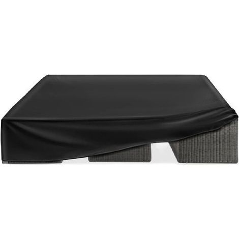 Ensemble de housses de protection pour mobilier de jardin - imperméable - table/chaises - extérieur 150×71×90cm - (1/3)