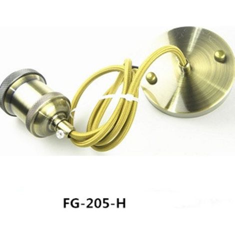 Douille E27 en métal aluminium style rétro pour voiture, luminaire suspendu de salle à manger, accessoires de quincaillerie CE