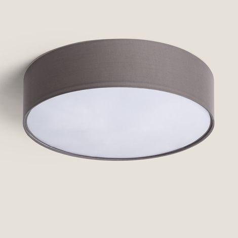 Plafoniera Circolare Tessuto Ø500 mm Ranje Grigio