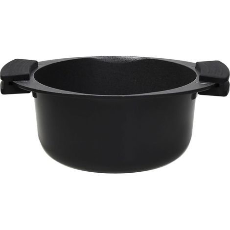 Tognana Avantspace, casseruola 2 manici 16 cm, alluminio, nero (1/2)