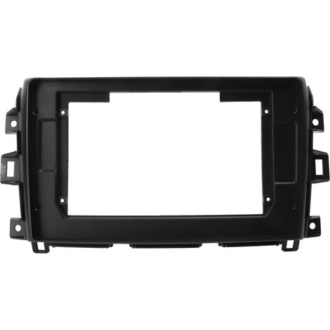 Cadre de tableau de bord mat noir 10,1 pouces pour autoradio GPS navigation, remplacement fascia pour Nissan Navara 2014-2015 (1/5)
