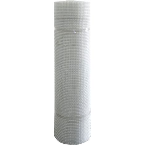 Malla plástico blanca akhuo 18 mm 1,0 x 25 m (1/2)