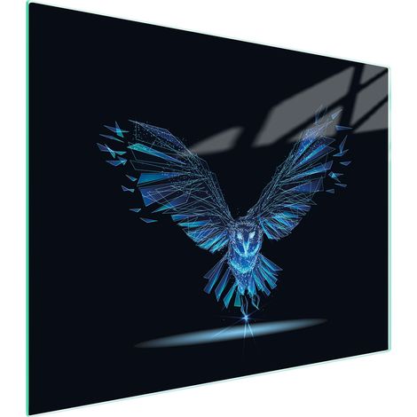 PLANCHE À DÉCOUPER EN VERRE 52x40 OISEAU (1/5)