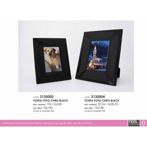 PORTA FOTO CHRIS BLACK 13X18BIZZOTTO SET 5 PEZZI - BIZZOTTO ANDREA (1/2)