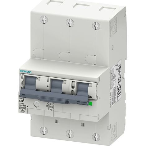 Siemens Hauptleitungsschutzschalter (SHU), 3-polig, E 35, 400V, 5SP33353 (1/2)