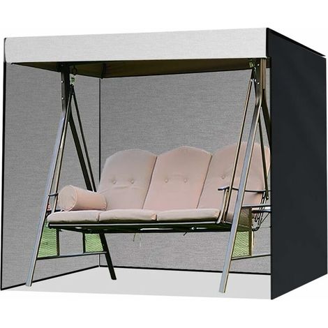 3 Seater Swing Cover Heavy Duty Garden Hammock Cover Waterproof 210D Thick Material Furniture Protective Cove-160120170cm (1/5)