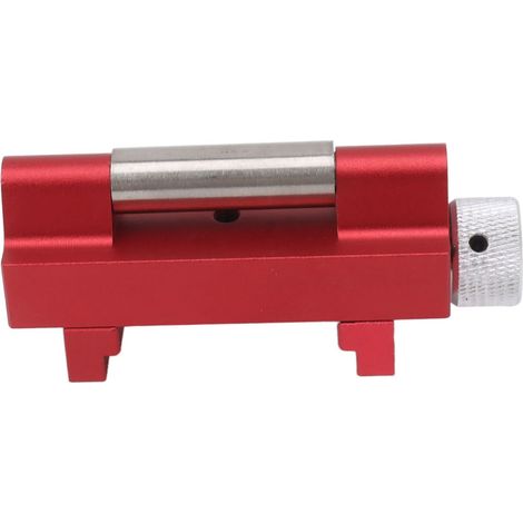 Outil de guidage d'affûtage rouge pour ciseaux à bois et lames de rabot (0-2,55 pouces). (1/5)